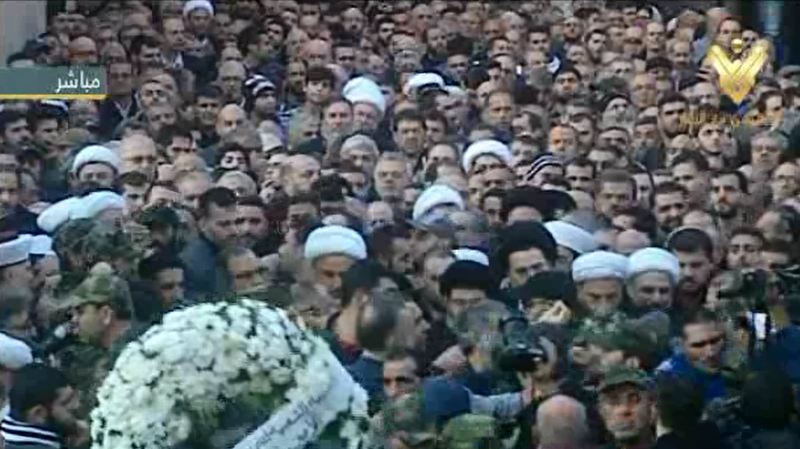 Hezbollah Holds Massive Funeral for Kuntar in Dahieh: ’Israel’ to Pay Price